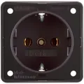 Produktbild: Berker Integro Flow Schuko Steckdose, 230V, braun