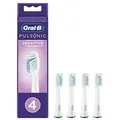 Produktbild: Braun - Oral-B Pulsonic Sensitive Aufsteckbürsten für elektrische Zahnbürste 4 St. Weiß