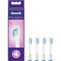 Produktbild: Oral-B Pulsonic Sensitive Ersatzbürsten Aufsteckbürsten sanfte Reinigung 4 Stk