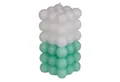 Produktbild: ReWu Formkerze Kerze, Colorful Bubble, ca 6x12cm, 3-farbig sortiert Grün/weiß