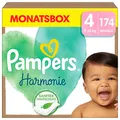 Produktbild: Pampers Windeln Harmonie Größe Gr.4 (9-14 kg) für Babys und Kleinkinder, 174 St.