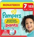 Produktbild: Pampers Premium Protection Pants Größe 7, 123 Windeln, 15kg+, Mit 360° Passform