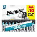 Produktbild: Energizer Max Plus AA Batterien (10 Stück) - Alkali-Batterie 1,5V - Bis zu 200% längere Leistung - Leistungsstark und Langlebig - 100% plastikfreie Recycelbar Verpackung - 10 Jahre lagerfähig