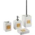 Produktbild: Beliani Badezimmer, Beige, Hellbraun, Stein, 9x16x6 cm, Badaccessoires
