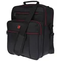 Produktbild: Herren Flugbegleiter Umhängetasche Tasche Arbeitstasche Herrentasche Messenger Hochformat - Schwarz