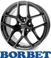Produktbild: 4x Borbet Y 8,5x18 5/112,0 ET50 Black Glossy