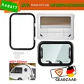 Produktbild: Ausstellfenster Wohnwagen für Anhänger 500x350mm für Anhänger Camper Getönt