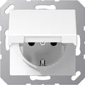 Produktbild: Jung Einsatz Schutzkontakt-Steckdose A 500, A creation, A plus Alpinweiß A520KLWW (A520KLWW)