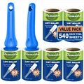 Produktbild: Fusselroller für Tierhaare 540 Blatt, extra klebriger tragbarer Fusselentfern...