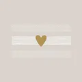 Produktbild: 20 Servietten Herz aus gold taupe | Hochzeit | Heirat | Liebe | Muttertag | Tischdeko | Decoupage | Serviettentechnik 33x33cm