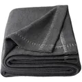 Produktbild: Zoeppritz Fleecedecke Soft Greeny, Dunkelgrau, Textil, Uni, 140x190 cm, Einfassband, pflegeleicht, Wohntextilien, Decken, Fleecedecken
