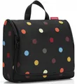 Produktbild: Toiletbag XL Kosmetiktasche Reisetasche Dots Blau Haken Wasserdicht