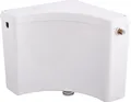 Produktbild: Belvit Eck-Aufputzspülkasten WC weiß mit Start-Stopp-Spülung – 9 L Spülkasten vollisoliert, geräuscharm, 2 Anschlüsse, inkl. Spülrohr & Zubehör