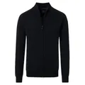 Produktbild: CASAMODA Strickjacke Basic (1-tlg) Strickjacke - Baumwolle - Atmungsaktiv - Reine Pima-Baumwolle schwarz S