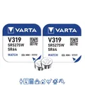Produktbild: 2 x Varta 319 Uhrenbatterien 1,55 V SR527SW SR64 RW 328 21mAh Knopfzelle