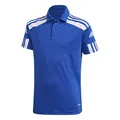 Produktbild: adidas Unisex Kinder Squadra 21 Polo Shirt, Royal Blue / White, 7-8 Years