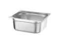 Produktbild: HENDI Gastronormbehälter, Temperaturbeständig von -40° bis 300°C, Heissluftöfen-Kühl- und Tiefkühlschränken-Chafing Dishes-Bain Marie, 13L, GN 2/3, 354x325x(H)150mm, Edelstahl