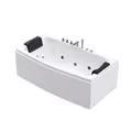 Produktbild: Whirlpool Badewanne Handbrause Massage Indoor NOOR weiß 173x80x84