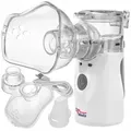 Produktbild: Tragbarer, Geräuschloser Inhalator/vernebler Für Kinder Und Erwachsene, 2 Masken, Promedix