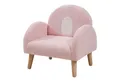 Produktbild: en.casa Kindersessel, »Sorreindi« 50 x 50 x 45 cm Teddystoff Rosa