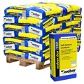 Produktbild: 35 x weber.dur 132 Kalk-Zement Leichtputz Unterputz Einlagenputz Putz á 30 kg