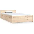 Produktbild: vidaXL Bett mit Schubladen 90x190 cm 3FT Single1156591