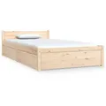 Produktbild: vidaXL Bett mit Schubladen 90x190 cm - Braun