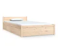 Produktbild: vidaXL Bettgestell, Bett mit Schubladen 90x190 cm