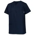 Produktbild: Clinotest Schlupfkasack/Faltkragenhemd „Anna/Anton“, TENCEL-Polyester Gewebe, atmungsaktiv (navy, XL)