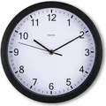 Produktbild: Hama Wanduhr Elba, Ø 25 cm, ohne Ticken, Schwarz (00185865)