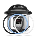 Produktbild: Mocoosy 3PCS Silikondichtring für Instant Pot 6 qt, Ersatzdichtung für InstaPot-Dichtungen 6 Quart Insta Pot Zubehör, Silikon in Lebensmittelqualität für IP-DUO60, IP-LUX60, IP-DUO50, Smart-60
