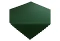 Produktbild: matches21 HOME & HOBBY Tischdecke Tischdecke 90 x 90 cm in Dunkelgrün für Esstisch & Küche (1-tlg), Waschbares Tischtuch mit gewelltem Rand