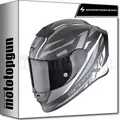 Produktbild: SCORPION INTEGRALHELM EXO-R1 EVO CARBON AIR RUNNER MATTSCHWARZ WEISS XL