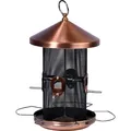 Produktbild: 11517 Große Futtersäule - Vogelfutterspender in Kupferoptik - Futterstation a...