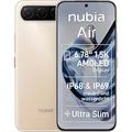 Produktbild: nubia Air 5G 256 GB Titanium Desert Dual SIM Smartphone Handy Mobiltelefon