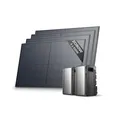Produktbild: ECOFLOW STREAM Ultra und AC Pro 3,84kWh, Balkonkraftwerk mit Speicher 2080W, Komplettset mit 4x 520W Solarpanel