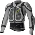 Produktbild: Alpinestars Motorrad Protektor Jacke Gr. M Bionic Action V2 - grau-schwarz-gelb