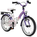 Produktbild: BIKESTAR Kinderfahrrad für Mädchen ab 4-5 Jahre | 16 Zoll Kinderrad Classic | Fahrrad für Kinder Lila & Weiß | Risikofrei Testen