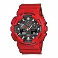 Produktbild: CASIO G-SHOCK GA-100B-4AER Analog Digital Digi Herren Uhr Rot