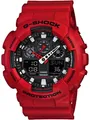 Produktbild: Casio GA-100B-4AER Herrenuhr Kunststoff G-SHOCK rot