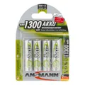 Produktbild: Ansmann 5030792 1x4 Ansmann maxE NiMH Akku Mignon AA 1300 mAh(T)