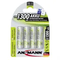 Produktbild: Ansmann Batterie 4 x AA Typ NiMH 1300 mAh