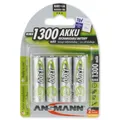 Produktbild: 4er Pack ANSMANN NiMH Akku Mignon AA 1300mAh maxE HR6 5030792