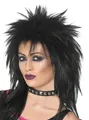 Produktbild: Smiffys Kostüm-Perücke Rockröhre schwarz - Kostüm Perücke für Fasching, Imposante 80er Jahre Perücke für schrille Auftritte