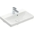 Produktbild: Villeroy&boch - Avento - Waschbecken Compact 55x37 Cm, Mit Überlauf, 1 Hahloch, Alpinweiß 4a005501