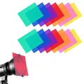 Produktbild: 14 Stück Farbfolien Gel Transparente Farbige Farbfilm FolieFolie Hitzebeständ...
