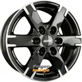 Produktbild: 4x ALUTEC TITAN Diamant-Schwarz Frontpoliert 8x18 ET38 6x114,3