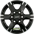 Produktbild: Alutec Titan diamant-schwarz frontpoliert 8x18 ET38 - LK6/114.3 ML66.1 Felge Alu