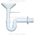Produktbild: HAAS Trichter-Siphon 3015 DN 50, für Leckwasser, Polypropylen, weiß