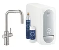 Produktbild: Grohe Küchenarmatur Blue Home U-Auslauf Starter Kit, supersteel (31543DC0)